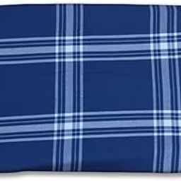 BIGREAMS Unstitched 100% Cotton Twill Blue Checkered Shirt Fabric - Premium Check Fabric For Bespoke Tailoring (60" Wide)-picture-11