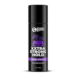 Beardo Xxtra Strong Hold Hair Spray, 150 ml/105 g | Xxstrastrong Hold | Hair Spray for men | Lightweight & Non-Sticky Hair Styling Spray | Extreme hold spray | Hair Setting spray-21
