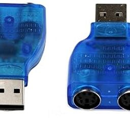 MaK WOrLD USB to PS2 PS/2 Adapter Connector PC Mouse & Keyboard-21