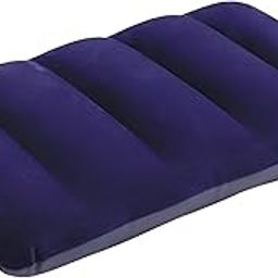 Oblivion Velvet Air Inflatable Travel Pillow for Sleeping Tourist Pillow for Sleeping Supporter Pillow relex Pillow (Blue) (1pcs)-image-90