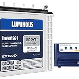 Luminous Inverter & Battery Combo (Hercules 1500 Pure Sine Wave 1400VA/12V Inverter with ILTT25060 Tall Tubular 200Ah Battery) for Home, Office & Shops-picture-30