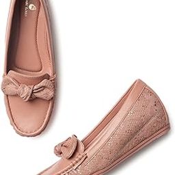 Women Comfortable Metallic Loafer Mules Wedges Casual & Formal Footwear-image-34