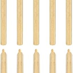DTGN M3x50x6mm(DxHLxML) - Brass Hex Standoff -15Pack- Good for Electronic Machine - Male to Female Spacer Screw Nuts-image-31
