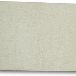 Ruby Fabrics Linings Cotton Greige Blue Line Flannel Fabric (1 Meter for As Per Your Use)-49
