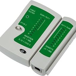 FEDUS RJ45 and RJ11 Network LAN Cable Tester 9V Battery with LED Indicators RJ12 CAT5 CAT 6 UTP Network Ethernet Cable Tester Test Tool for Internet Broadband Connection Test-4