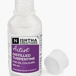 NISHTHA CREATIONS Artist Distilled Turpentine For Oil Colours 100ml. (Pack of 1)-image-43