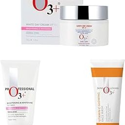 O3+ SPF 15 Day Cream Sun Protection Formula for Normal to Dry & O3+ Brightening and Whitening Face Wash, 50g & O3+ Vitamin C Face Wash Glow For Daily Brightening & Gentle Cleansing 60g-image-67