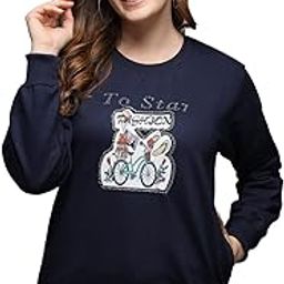 � Women's Fleece Blend Winters Hoodie Sweatshirt with Pockets (Flee8 Series)-image-86