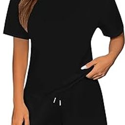Women’s Oversized Co-ord Set Trending casual wear/Comfortable Lounge wear set with oversized T-shirt and Shorts-picture-28