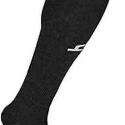 HEELIUM Bamboo Football Socks For Men & Women, Odour Free, Superior Grip & Cushioned Base, 3X Softer Than Cotton Stockings - Knee Length, Black-image-54
