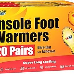 Sport Temp Insole Warmers (20 Pairs) - Up to 10 Hours of Heat, Easily Applied With Adhesive - Ultra Thin, Easy, All Natural - Odorless & A-Activated Hot Insole Warmers-image-72
