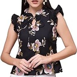 Women's Floral Relaxed Fit Shirt-37