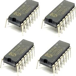 INVENTO 4Pcs 74161 IC 74HC161N 74F161AN 4-Bit UP Binary Counter, 44 MHz, 2 V to 6 V, DIP-16-picture-21
