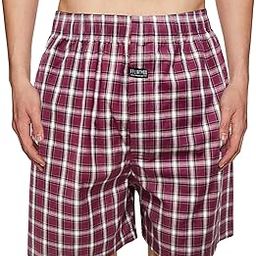 Premium Boxer for Men, 100% Export Quality Soft Cotton Boxer Shorts(Red & White Check).-picture-40