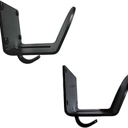 Open and Full face (Steel Helmet Hangar Black) and Jacket Hanger Wall Mount Helmet Hook for Home, Office, Shop (Black 2 pies)-picture-25