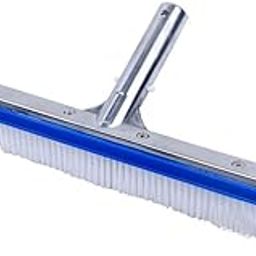 generic 18" Swimming Pool Brush With Aluminium Handle for Cleaning Walls, Algae Remover Scrubber, Nylon Fibre Specially Designed for Pond Walls and Tiles-picture-40