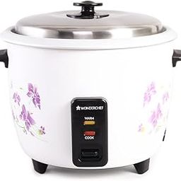 WONDERCHEF Nutri Cook Rice Cooker With Single Bowl, 1.8 Litres, 2 Years Warranty, White-23