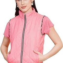 Women Solid Quilted Jacket-51