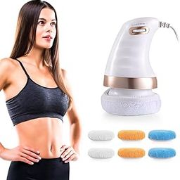 Relax Company Full Body Sculpting Massager for Shoulder Neck Back Arm Lumbar Leg Vibration Muscle Cellulite Massager with Adjustment Knob, White-picture-19