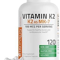 VITAMIN K2 AS MK-7 MENAQUINONE 100 MCG NON-GMO, 120 CAPSULES-image-33