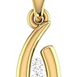 pc jeweller Yellow Gold and Diamond Pendant for Women-picture-34