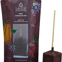 SMOOR Stir-it-Up 55% Dark Hot Chocolate Cubes | DIY dissolvable hot chocolate on a stick | Hot chocolate |Snacking,Birthday,Anniversary, Gifting| 90g (Pack of 3)-image-54