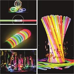 Chocozone Light up Toys Glowsticks Mixed Colors Party Favors for Kids Birthdays Toys for Boys Girls (Glow Bracelets) (Pack of 50)-29