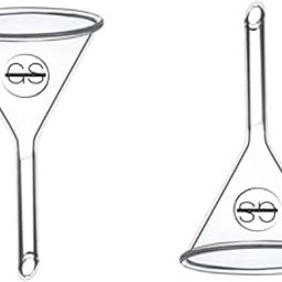 Glass Smith, Borosilicate Glass Funnel with Long Stem 200mm (8" Inch), Pack of (1)-image-21