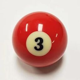 ABA Billiard Pool Ball (Red (Solid) 3, 57mm)-image-2