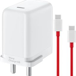 Original 65W Warp Charger for One-Plus Nord 2 5G 65 W Fast Warp/Dash Charger for One-Plus 10/10 Pro/9/9 Pro/ 9R/ 8/ 8T/ Nord- A1G8,RED-30