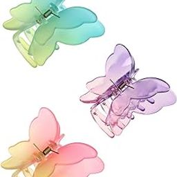 Yellow Chimes Claw Clips for Women Hair Accessories - Butterfly Clips, Big Clutchers for Hair - Gift Set for Girls-55