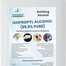 VITSZEE Iso Propyl Alcohol 1L | 75% Pure | Rubbing Alcohol | multipurpose uses | IPA-28