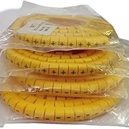 Cable Marking Ferrules 6 Sqmm Plus 200 nos Minus 200 nos total pack of 4-24