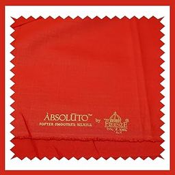 Absoluto Poly Rayon Solid Red Suit Fabric, Free Size-image-14