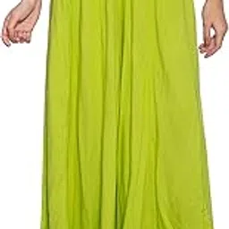tnq Full Flared Cotton Palazzo Pants || Gold Print Printed Sharara Garara || Ethnic Or Casual Wear-picture-5