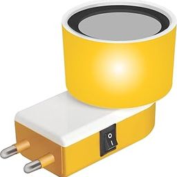 BLOSMOS Camphor Electric Diffuser for Home & Office | Ceramic Kapoor Dani Electrical with On/Off Switch & Night Lamp Smoke Free, Child Safe & Shock Proof (Yellow)-image-101