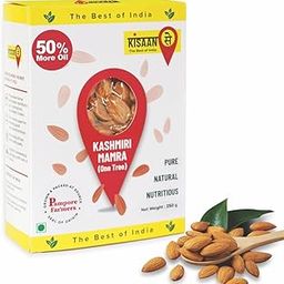 KisaanSay Kashmiri Mamra Almonds 500gm | High Oil Content | Vaccum-Packed At Source | Unpolished Badaam Giri | 100% Natural Crunchy Nuts & Dryfruits | Fresh As Just Harvested-image-67