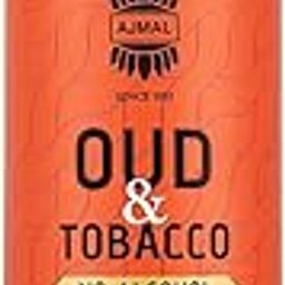 Ajmal Oud Tobacco Non-Alcoholic Deodorant Body Spray With Aromatic Leather Fragrance Perfume Ideal Gift For Men and Women-52