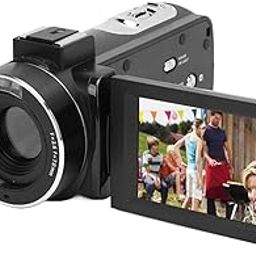 56MP 4K Video Camera with Microphone, 18x Digital Zoom HD Camcorder Digital Video Camera, 3 Inch Rotatable Screen, Wide Angle Lens, Stabilizer, Front Fill Light-10