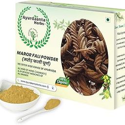 Ayurdaanta Herbs - Marod Phali Powder/मरोड़ फली चूर्ण | Maror Phali Powder/मरोर फली चूर्ण | Indian Screw Tree Pods Powder| Helicteres Isora Powder (450 Gram)-image-8