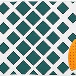 Amazon Brand - Umi Iron Mat for Ironing Clothes | Heat Resistant Ironing Mat for Bed with Attached Silicon Iron Pad | Portable & Washable, Size- 120x70cm, (Teal)-picture-21