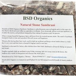 BSD Organics Natural Stone Sambrani/Dhoop/Loban for Fragrance,Puja and More - 100 Grams-image-41