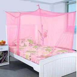 Shalom Mosquito net || Single Bed || 3X 6.5 ft|| (Pink)-image-49
