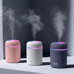 JO.MAX Plastic Humidifier For Room Moisture Small Quiet Air Humidifier Ultrasonic Essential Oil Diffuser Aroma Diffuser For Home Mist Maker Cool Mist Humidifier (H2O)-11