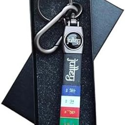 Tibetan Prayer Ladakh Flag Keychain II Fabric Keychain with Hook for All Royals Enfield RE Classic,Himalayan,Metour,Thunderbird etc Bullet Bikes (pack of 1)-image-0