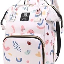 Stylish Babies Diaper Bag for Moms for Travel Multifunctional Diaper Bag Backpack for Mothers (Multicolor)-image-20
