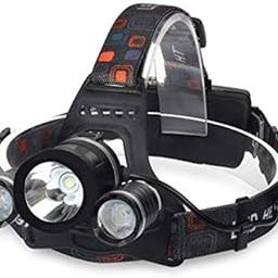 3 LED Head Lamp Flash Light Torch with Adjustable Rechargeable Battery for Camping Trekking Caving Hiking Reading Running Headlamp. LED Headlamp Flashlight USB Rechargeable-image-8