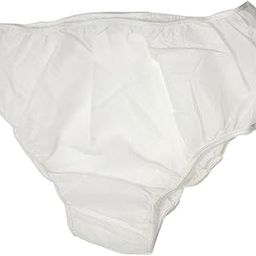 Amazon Brand- D-Core Women and Men Nonwoven Disposable Underwear, Panties, Briefs for Travel, Hospital, Sport, Hotel, Spa, Massage, and Salon(20packs)#e White-image-48