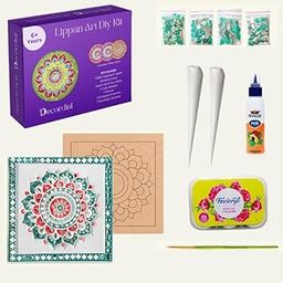 Decordial Square lippan Art Materials kit with Ceramics 12" Square DIY kit for Adults Kids Home Decor Wall-picture-26