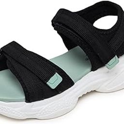 Women's Fashion Sandals | Light weight, Comfortable & Trendy Flatform Sandals for Girls | Soft Footbed | Casual and Stylish Floaters for Walking, Working, All Day Wear-image-60